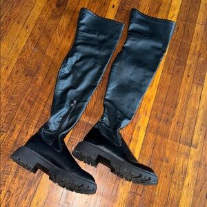 Black Over-the-Knee Boots